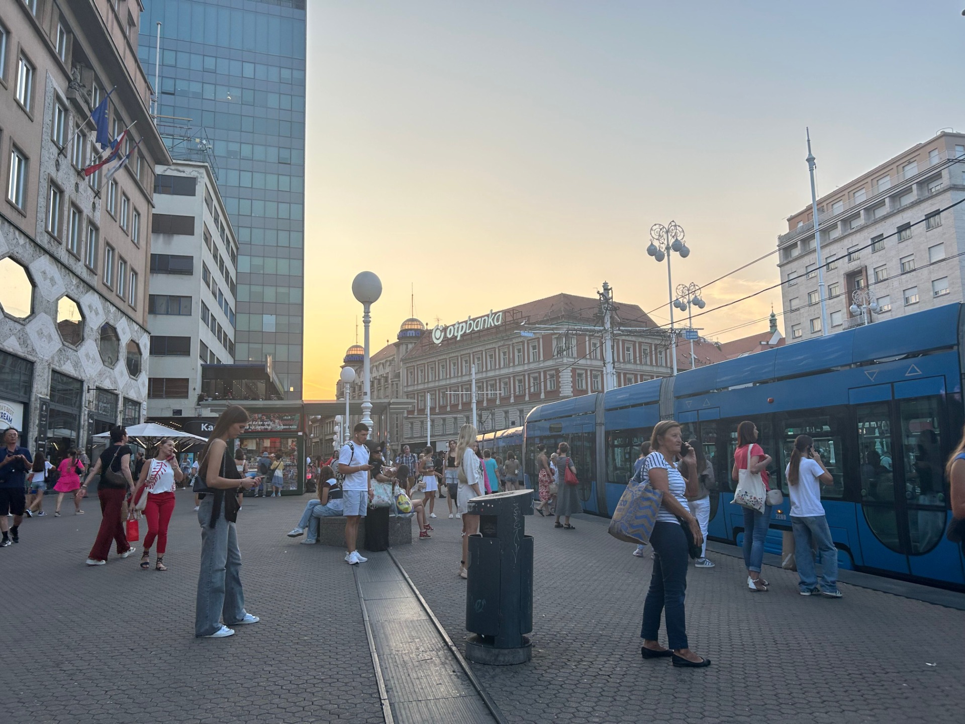 ザグレブのラッシュアワー